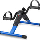 Folding Pedal Exerciser, Mini Under Desk Bike - Portable Foot Hand Cycle Peddler Machine Bicycle Exerciser for Arm Leg While Sitting