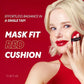 [*Mini Size*] TIRTIR Mask Fit Red Cushion Foundation | Long-Lasting, Lightweight, Buildable Coverage, Semi-Matte Finish, Korean Cushion Foundation (#45W Chestnut, 0.15 Oz)
