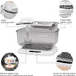 PET Marvel Wireless Sensing Dog Water Fountain for Large Dogs, 7L/1.8Gal/230oz Big Automatic Pet Water Dispenser for Multi Cats, Stainless Steel Filtered Drinking Bowl Wireless Pump F2 V2
