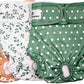 Pet Parents® Washable Dog Diapers (3pack) + Extendrs® of Durable Doggie Diapers, Premium Dog Diapers Female (X-Small, Daisy)