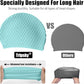 Tripsky Silicone Swim Cap,Comfortable Bathing Cap Ideal for Curly Short Medium Long Hair, Swimming Cap for Women and Men, Shower Caps Keep Hairstyle Unchanged…