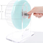 Niteangel Super-Silent Hamster Exercise Wheels: - Quiet Spinner Hamster Running Wheels with Adjustable Stand for Hamsters Gerbils Mice Or Other Small Animals (S, Mint Green)