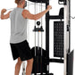 Altas Strength 3073 Home Gym Equipment with 1000 lbs Weight Capacity, 2000 lbs Cables, Strength Training Cable Machine Includes Accessories Light Commercial Fitness Versatile Workouts Easy Assembly