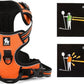 Truelove No Pull Dog Harness with Easy Control Handle and 2 Leash Attachments,Reflective Adjustable Pet Vest