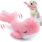 BABORUI Interactive Dog Toys Whale, Squeaky Dog Toys, Rechargeable Moving Dog Chew Toys for Small/Medium/Large Dogs/Puppy to Keep Them Busy (Pink)