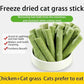 Cat Grass Teething Sticks for Hairball Removal & Teeth Cleaning, Chicken Flavored, Natural Dental Treats for Indoor Cats
