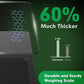 Scale for Body Weight 560lbs Digital High Capacity Bathroom Weighing Bath Scale for Heavy People Weigh Scale with Wide Platform Large LCD Display Batteries Included Black