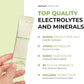 Instant Hydration Electrolytes Powder Packets - Lemon Lime Drink Mix - Zero Sugar - Keto, Vegan, Gluten-Free, Non-GMO - Boost Recovery, Brain Health, Muscle & Tissue Support- 30 Sticks
