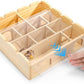 ZENFUN Wooden Hamster Maze with Clear Acrylic Cover, Multi-Chamber Hamsters Hide Tunnel Cage, Hideout Tunnel Toy Shed and Explore Toy for Dwarf Hamsters Mice Small Gerbil（Free-Installation）