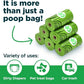 The Original Poop Bags® Dog Poop Bags Rolls – 38% Plant-Based, USDA Certified, Unscented, Leak-Proof & Durable Waste Bags for Dogs, 960 Count