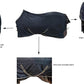 BARN & STABLE Breathable and Tear-Resistant Horse Fly Sheet with UV Protection Equine Summer Sheet Horse Fly Blanket with Removable Web Leg Straps