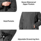 CAMELSPORTS Men Waterproof Softshell Jacket Windbreaker Hooded lightweight Rain Coat for Outdoor Hiking