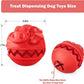 Rubber Treat Dispensing Dog Toys, Indestructible Dog Ball for Aggressive Chewers, Interactive Treat Toy for Boredom to Keep Them Busy, Large Aggressive Chew Dispensing Ball