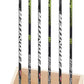 Leinuosen Hockey Stick Holder Wall Mounted and Vertical 2 in 1 Wooden Ice Hockey Rack Organizer Storage and Display Large Capacity Organizer Holds up to Sticks for Player Gifts