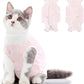 SUNFURA Cat Recovery Suit, Kitten Surgical Full Bodysuit for Abdominal Wound Protector Anti Licking After Surgery, Professional Bandages Cone E-Collar Alternative for Small Male & Female Pets