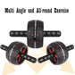 AB Wheel Roller, Exercise Abdominal Wheel Fitness for Gym & Home, Work-out Strength-Training Equipment with Knee Pad