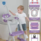 Potty Training Seat with Step Stool Ladder, Potty Training Toilet Seat with Soft Seat Splash Guard, Adjustable Height, 2 in 1 Potty Seats for Toddlers Kids Boys Girls