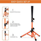 Baseball Softball Tee for Kids Toddles 3-10 Years Batting Hitting Tee T Ball Set Stand for Baseball Trainer Easy Adjustable Height 20.5''-29.5''Portable w/Carry Bag for Indoor Outdoor