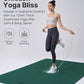YOTTOY Large Yoga Mat (75 * 52 * 1/2inch),Extra Wide TPE Exercise Mat,Non-Slip Workout Mat for Pilates, Fitness, Barefoot, Home Gym Studio with Strap and Towel