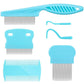 Cat & Dog Grooming Set - Fine Tooth Comb for Removing Dandruff Flakes & Hair (Blue)