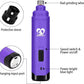 Casfuy Dog Nail Grinder Upgraded - Professional 2-Speed Electric Rechargeable Pet Nail Trimmer Painless Paws Grooming & Smoothing for Small Medium Large Dogs & Cats (Purple)