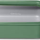 Caraway Glass Food Storage - 6.6 Cup Glass Container - Ceramic Coated Food Container - Non Toxic, Non Stick Lunch Box Container with Glass Lids - Dishwasher, Oven, & Microwave Safe - Sage