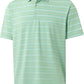 Rouen Mens Golf Shirt Moisture Wicking Dry Fit Performance Stripe Casual Collared Short Sleeve Golf Polo Shirts for Men