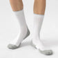 JOYNÉE 5/10 Pairs Mens Lightweight Athletic Crew Socks Cushioned Breathable Long Socks for Sports Running