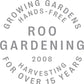 Roo Gardening Apron with Pockets & Harvesting, Picking Pouch - Adjustable, Water-resistant, Washable Canvas Cotton