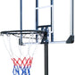 LSKSSNG Portable Adjustable Basketball Hoop System 5.4-7ft with 32Inch Shatterproof Backboard & Wheels, Suitable for Youth & Adults, Indoor/Outdoor