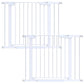 Cumbor 2 Pack 29.7-40.6" Baby Gate for Stairs, Mom's Choice Awards Winner-Dog Gate for Doorways, Pressure Mounted Self Closing Pet Gates for Dogs Indoor, Safety Child Gate with Easy Walk Thru Door