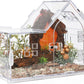 Acrylic Jumping Spider Enclosure - Versatile Reptile Enclosure with One-Click Magnetic Closure, Perfect for Tarantula, Gecko, Chameleon, Beetle, Mantis, and Hermit Crab