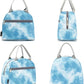 FlowFly Insulated Lunch Cooler Bag - Tote Bag Organizer for Women/Men, Tie Dye