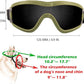 Medium Dog Sunglasses with Adjustable Strap UV Protection, Winproof Puppy Sunglasses, Suitable for Dogs Eyes Protection，Soft Dog Goggles