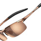 ATTCL Men's Sports Polarized Sunglasses Men for Driving running Fishing Golf - UV Protection Sun glasses Metal Frame