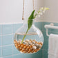 2.16LB Glass Beads Vase Filler Aquarium Gravel Decor Flat Glass Marbles Gems Pebbles Fish Tank Rocks Home Decorative Art Craft - Champagne