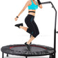 Rebounder Trampoline for Adults, 40"/50" Foldable Spring Fitness Trampoline - 450 lbs Capacity, Quiet & Stable Indoor/Outdoor Exercise Equipment for Cardio Workout