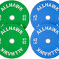 Colored Olympic Weight Plates, 2-inch Rubber Bumper Plate Set for Home Gym Barbell Weight Lifting and Strength Training