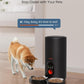 WOPET Automatic Cat Feeder, 5G WiFi Pet Feeder for Two Cats or Dogs with Remote Control, 6L Cat Food Dispenser with Low Food Sensor, 1-10 Meals Per Day, Up to 10s Meal Call for Pets