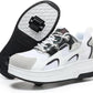 Wooowyet Roller Skate Shoes for Kids Boys Girls Rechargealbe Wheels Sneakers Fashion Roller Wheeled