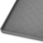 Ptlom Grey Pet Placemat for Dog and Cat, Waterproof Anti-Slip Pet Feeding Bowl Mats for Food and Water, Small Medium Large Tray Mat Prevent Residues from Spilling to Floor, Silicone, 31.5" 23.6"