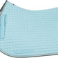 HORZE Adepto Padded All Purpose Quilted Equestrian Saddle Pad for Horses with Two-Tone Trim