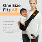 Baby Sling Carrier Newborn to Toddler Adjustable One-Shoulder Design with Hip Seat Support, Labor-Saving Baby Wraps Carrier 10-30 lbs(Heart)