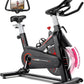 Exercise Bike, WENOKER Magnetic Resistance Stationary Bike for Home, App Supported Indoor Bike with Whisper Quiet, Heavy Flywheel and Upgraded Digital Display