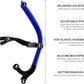 Snorkel Swim Training Practice Freestyle Learn to Swim for Pool Swimming and Open Water Snorkeling