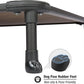 Veehoo Chew Proof Elevated Dog Bed - Cooling Raised Pet Cot - Rustless Aluminum Frame and Durable Textilene Mesh, Unique Designed No-Slip Feet for Indoor or Outdoor Use, Brown, Medium, CWC2002