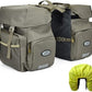 ZTZ Bike Bags for Bicycles Rear Rack, Waterproof Rear Bike Rack Bag with Rain Cover and Reflective Trim