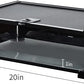 REPTIZOO Small Reptile Tank 20" x 12" x 6" Glass Reptile Terrarium with Top Feeding Habitat for Snake Spider
