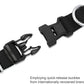 Mikivery Nylon Dog Collar with Quick Release Buckle Soft Adjustable Sturdy for Small Medium Large Dogs Black,M