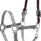 Equinavia Loki Adjustable Breakaway Horse Halter - Silver Sconce Gray - Warmblood